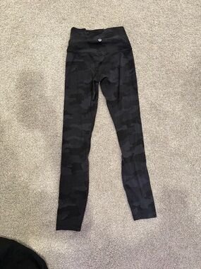 lululemon athletica Black Camo High-Rise Leggings